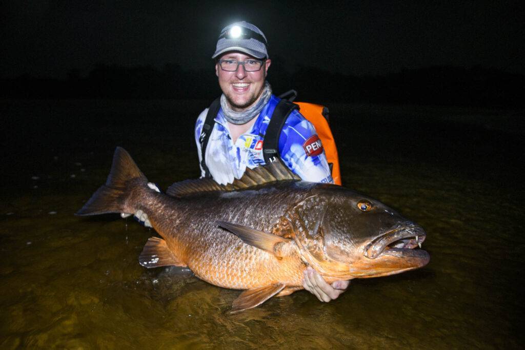 Guinean Snapper gefangen in Sette Cama in Gabun