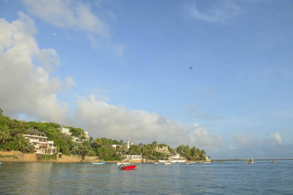 Blick auf Shela in Lamu