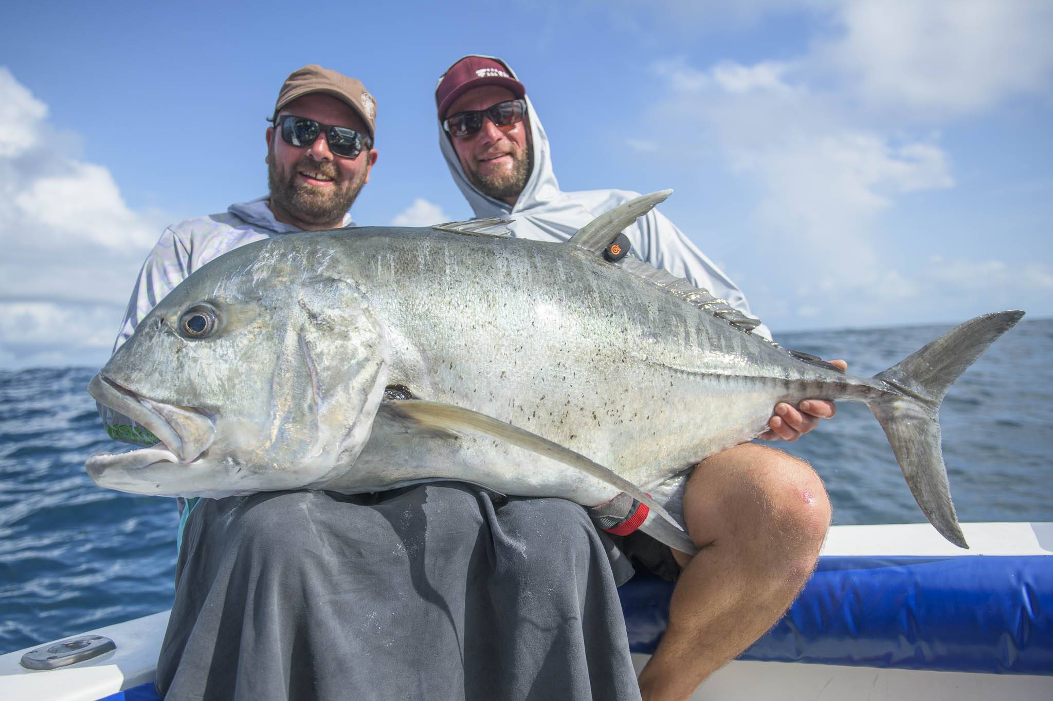 Giant Trevally gefangen in Kenia