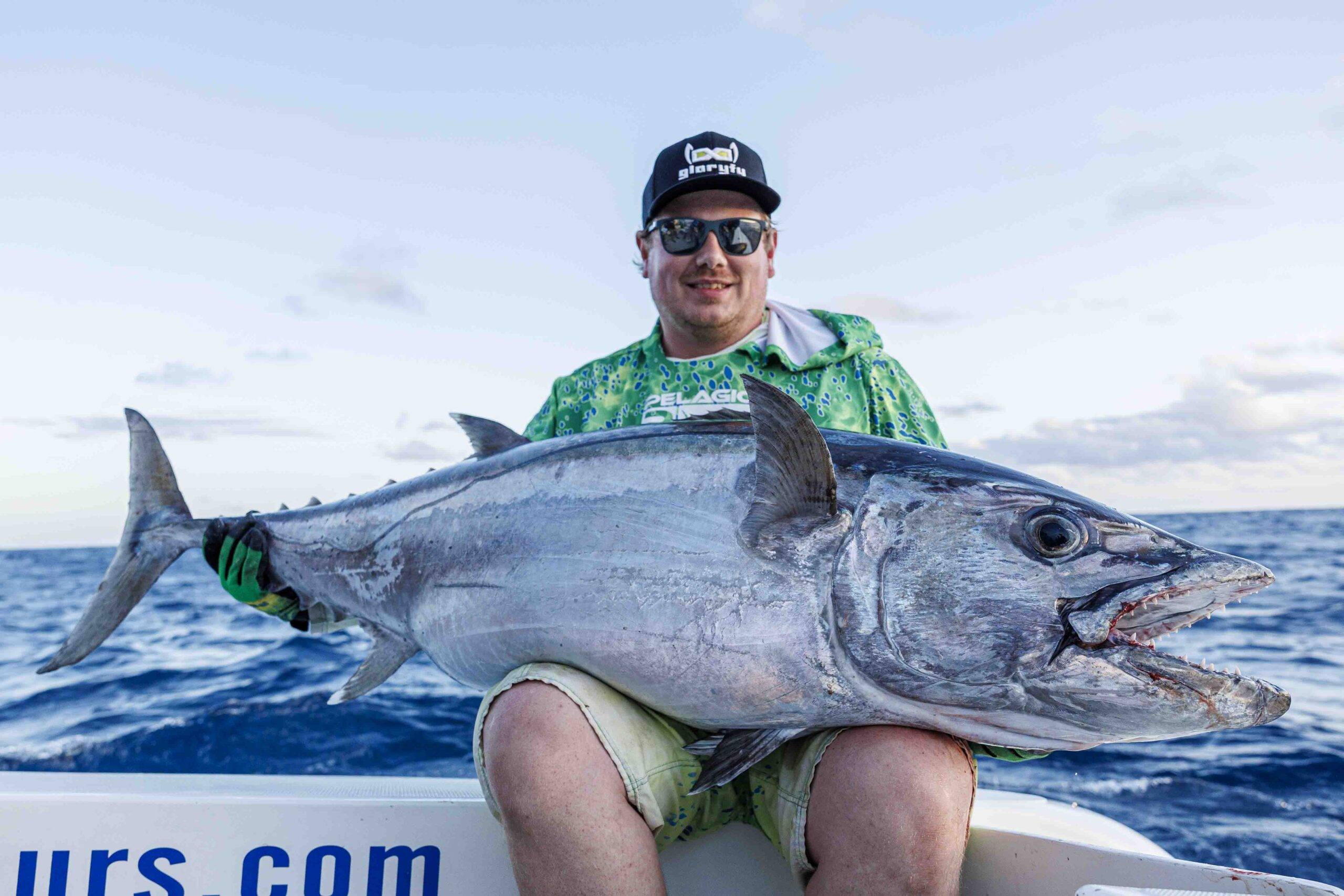 Dogtooth Tuna gefangen auf Rodrigues
